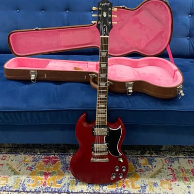 Used Epiphone '61 Les Paul Standard SG w/ case image 1