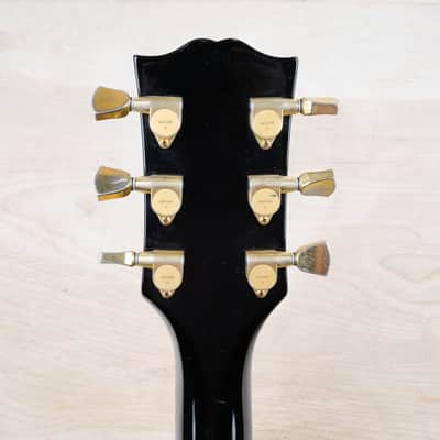 Burny RCL-65 Custom MIJ 1990 Black Beauty Made in Japan VH-1 PAF Pickups 1960 Reissue w/ Hard Case image 22