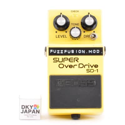 Boss SD-1 Modified FuzzFusion SuperOverdrive Clipping 1N34A&LED3mm Used From Japan #OP64373 image 1