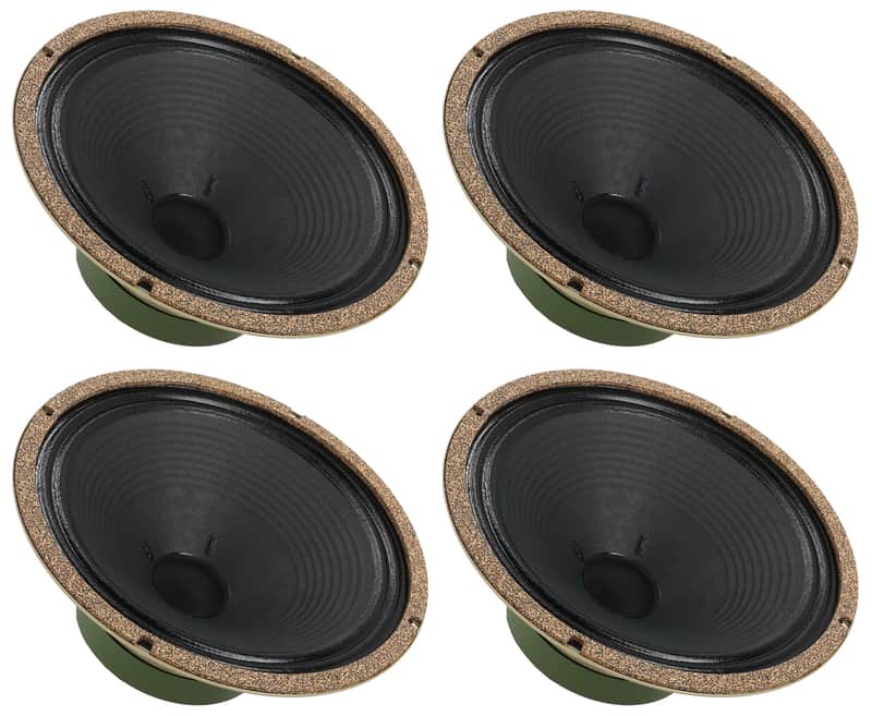 4) Celestion G12M Greenback 16 ohm 25 Watt 12" Guitar Speakers w/ Ceramic Magnet image 1