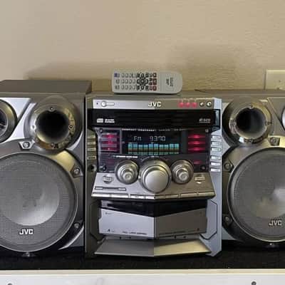 JVC MX-GA77 360W 3 CD Changer Dual Cassette Player AM/FM Stereo System CA-MXGA77 image 2