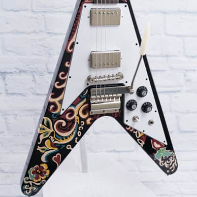 Epiphone Jimi Hendrix Signature "Love Drops" Flying V 2024 - Present - Ebony image 1
