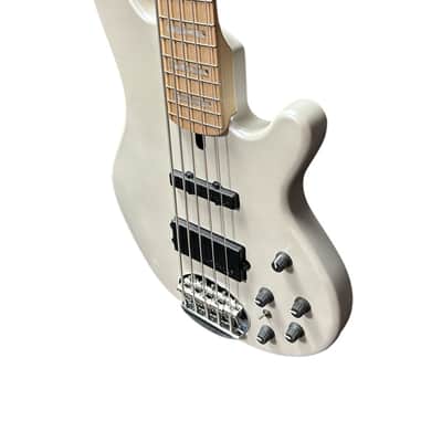 Lakland Skyline 55-02 Custom White/Maple *On Order, ETA Dec. 2025 image 5