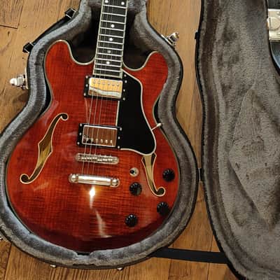 Guitare EASTMAN T484 Thinline Laminate Red Classic image 13
