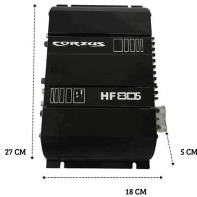 CORZUS HF805 800W RMS 5 CH amplifiers image 7