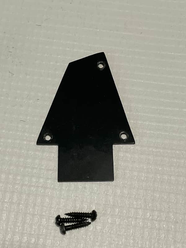 2000's Korean Ibanez S & RG Series Electric Guitar Black Truss Rod Cover 1 Ply image 1