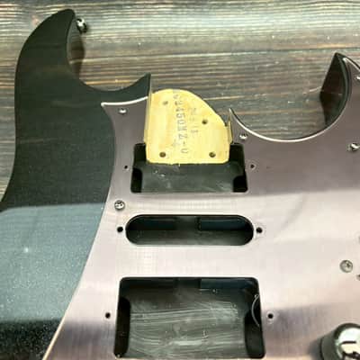 2008 Ibanez Prestige RG2450MZ Body Galaxy Black HSH Made in Japan image 5