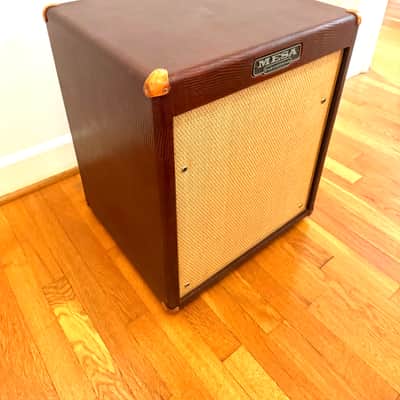 Mesa Walkabout Scout 15” Combo Amp with Matching Extension Cabinet In Rare Wine Red Lizard Tolex image 11