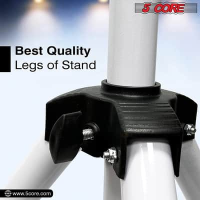 5 Core Speaker Stand Height Adjustable PA DJ Tripod Studio Monitor Stands w 35mm Compatible Insert image 8
