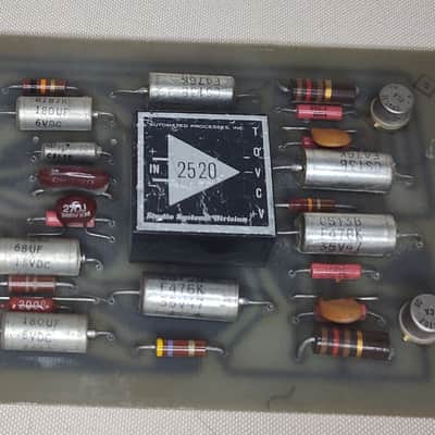 1969 API Microphone Preamplifier with 2520 Discrete Op-Amp – Original RCA Console Module #16 image 7