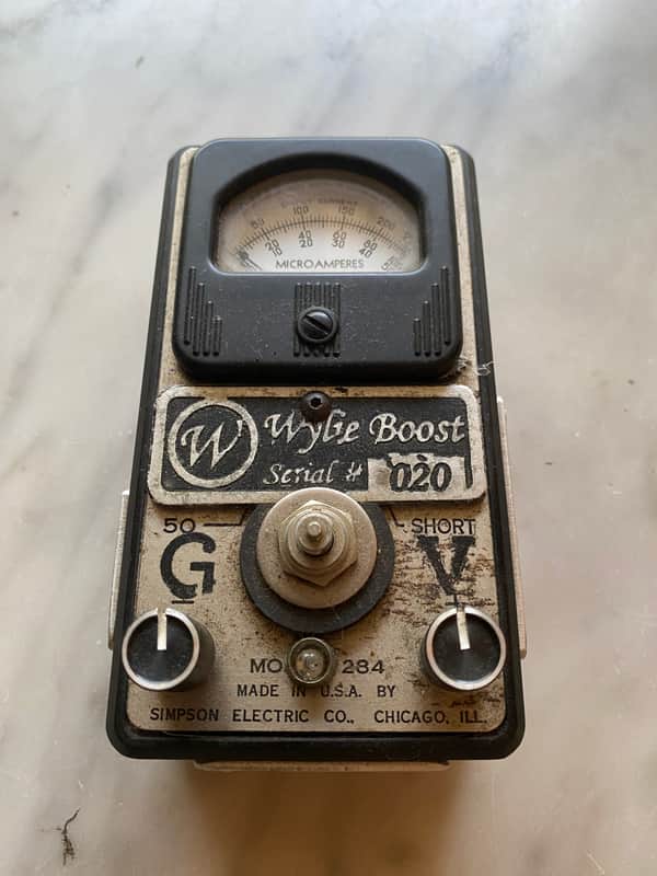 Wrought Iron Effects Wrought Iron Effects Wylie Germanium Boost (Rangemaster) 2018 - Black / Chrome image 1