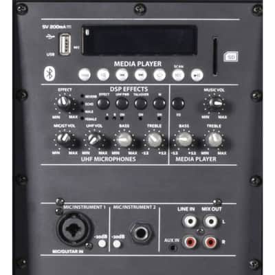 QTX Qova 12 - Portable Battery PA Inc. Wireless Mics image 3
