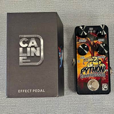 Caline G012 Python Compressor G Series Guitar Effect Pedal OPEN BOX Python 2023 - Black image 4