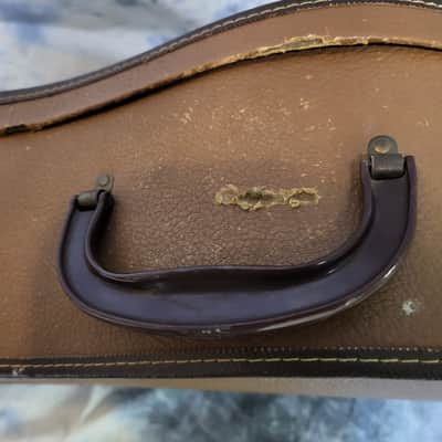 Vintage RARE 1950 Gibson Branded L5 L7 Arch Top Brown Soft Shell Guitar Case image 9