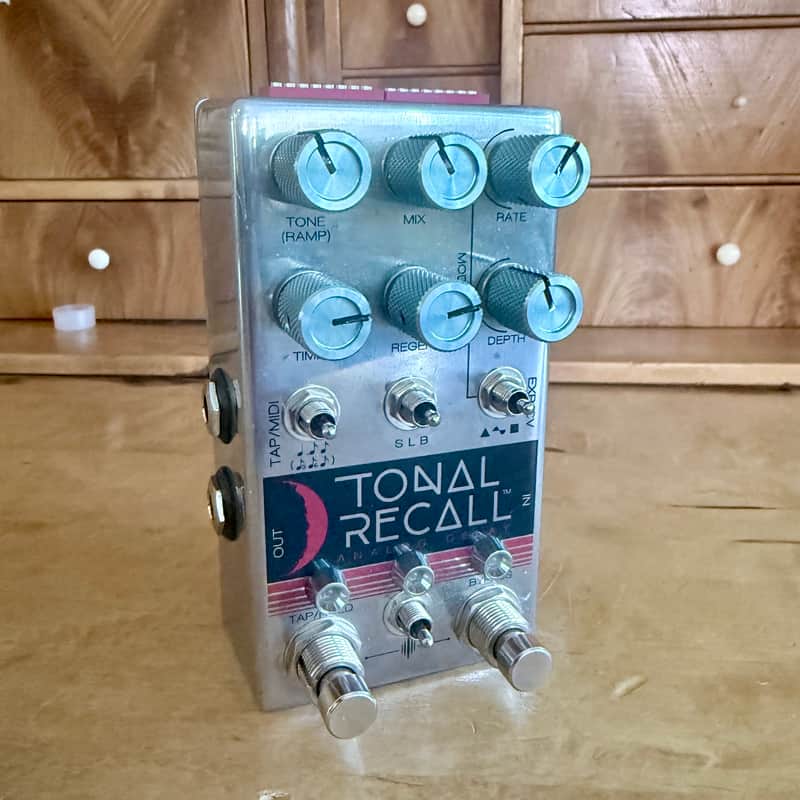 Chase Bliss Audio Tonal Recall Analog Delay 2016 - 2017 - Graphic with Blue Knobs image 1