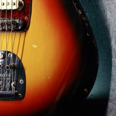 Fender Jaguar Left Handed Sunburst 1963 image 9