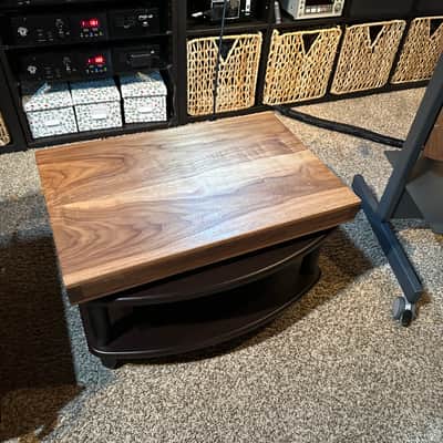 Custom made turntable isolation platform made with Solid walnut wood image 10