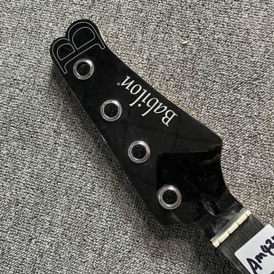 Babilon Maple Wood 4 String Bass Neck, 21 Frets Rosewood Fingerboard image 4