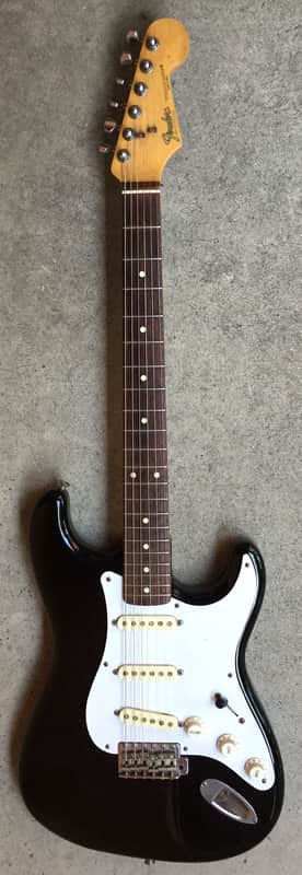 1988 Fender Stratocaster Made In Japan MIJ Series H Black SSS image 1