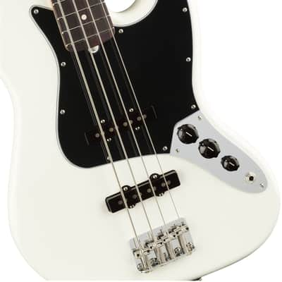 Fender American Performer Jazz Electric Bass Guitar, Rosewood Fingerboard, Arctic White image 9