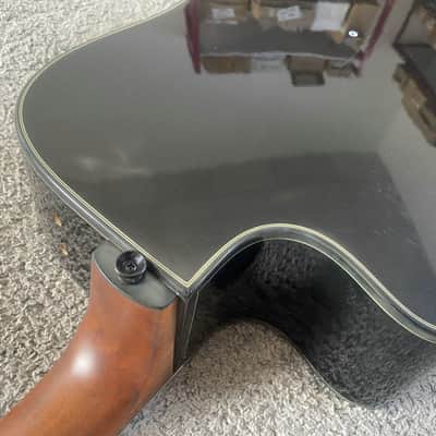 Black Knight 41 Inch Acoustic Guitar, Spruce Top Body, Mahogany Neck, Rosewood Fingerboard image 5