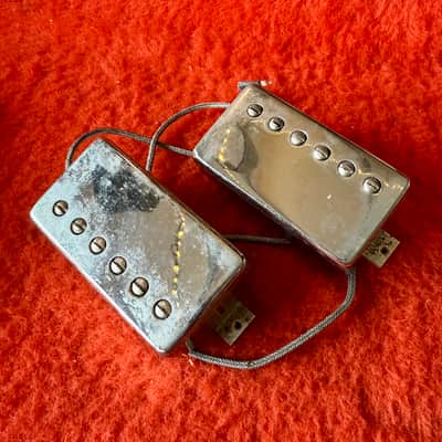 Gibson Tim Shaw PAF Humbucker pickups c 1986 - Chrome original vintage USA Les paul es335 SG image 1