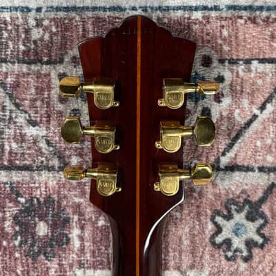 1975 Guild D55 LH Vintage Left Handed Westerly RI Natural Acoustic Guitar! image 12
