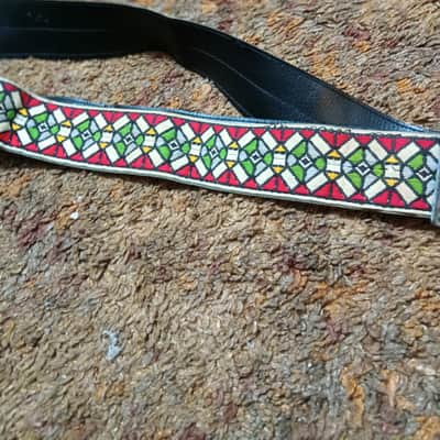 Ace Vintage Red Hootenanny Guitar Strap 1969 image 3