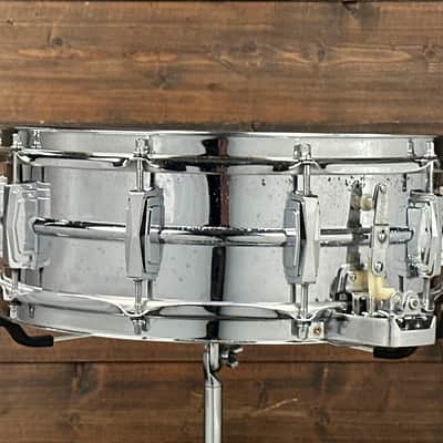 1960s Ludwig No. 410 Super-Sensitive 5x14 10-Lug Snare Drum image 10