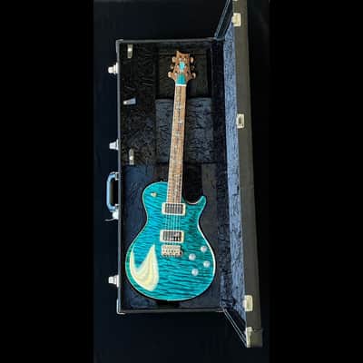New Private Stock PRS Paul Reed Smith McCarty 594 Singlecut w/ Tremolo Turquoise One Piece Maple image 19