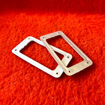 Gretsch Pickup rings 1960’s - Silver/ clear original vintage USA image 2