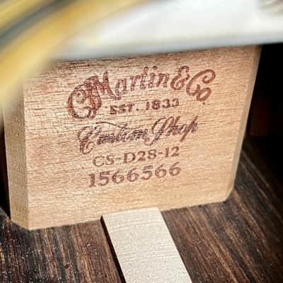 Martin CS D28-12 Adirondack/Cocobolo image 15