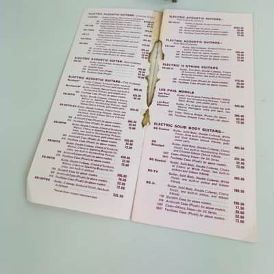 Gibson Suggested Retail Price List 1968 image 7