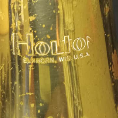 Holton T602 Slide Trombone serial 488875 - Lacquer image 2