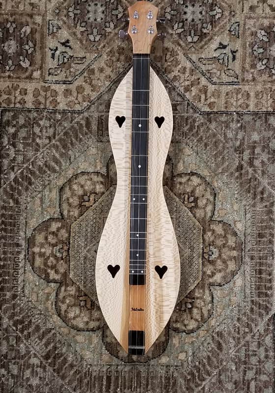 2020 McSpadden 4FGCSYE 4-String Ginger Mountain Dulcimer w/ Extra Fret, Gig Bag image 1