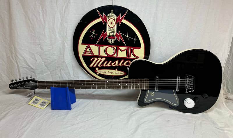 Danelectro Left-Handed Lefty '56 Singlecut Baritone Guitar - Black image 1