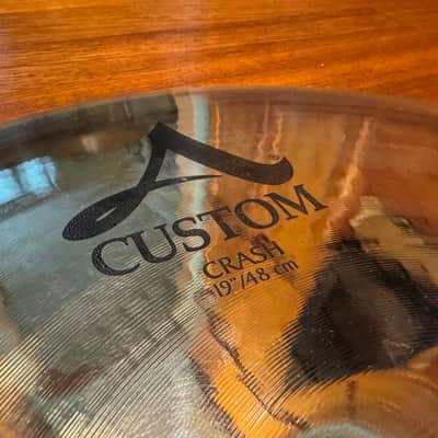Zildjian 19" A Custom Crash Cymbal 1991 - Present - Brilliant image 3
