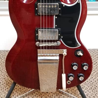 used 2023 Gibson Custom Shop Murphy Lab '64 SG Standard Reissue Ultra Light Aging, Excellent Condition with OHSC & Paperwork! image 8