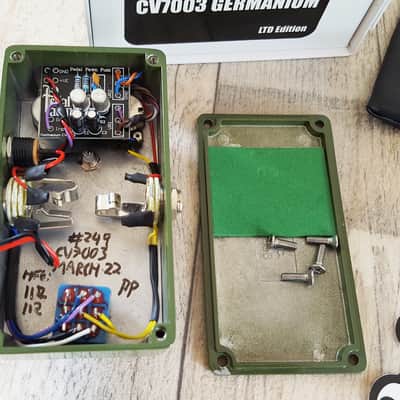 Pedal Pawn Vintage CV7003 Germanium Fuzz 2022 - Olive Drab Green image 14