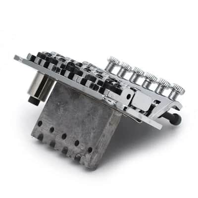 Tremolo System Bridge for Electric Guitar Chrome, For Floyd Rose Double Locking image 3