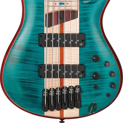 Ibanez SR1426B-CGL Premium SR Electric Bass 6-String - Caribbean Green Low Gloss + Gig Bag image 20