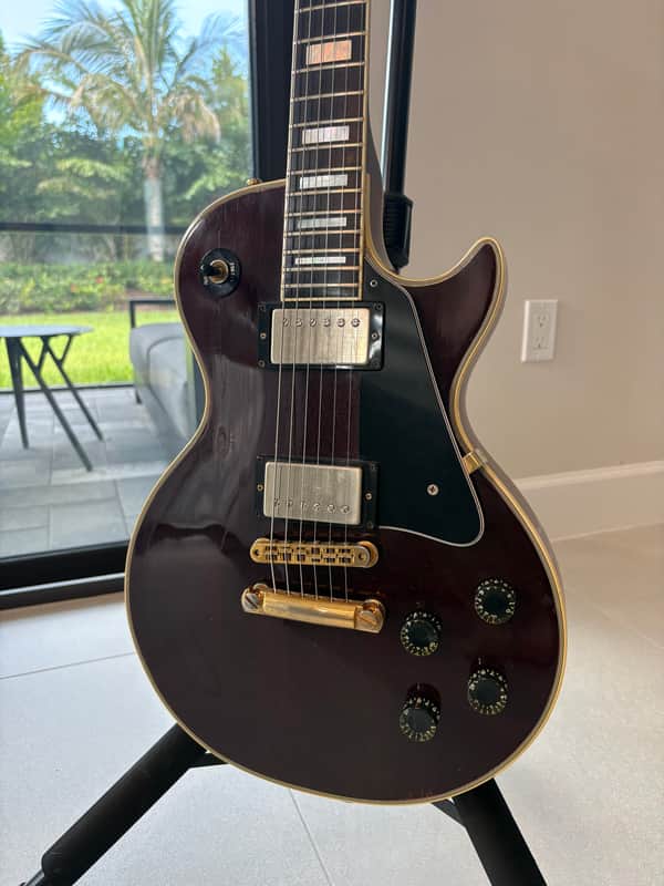 Gibson Les Paul Custom 1978 Wine Red w Virgil Arlo Humbuckers/Graphtech Ratio Tuners/StringButler image 1