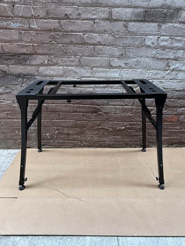 Liquid Stands Adjustable Keyboard Stand – Expandable Width – Heavy-Duty Steel – Good Condition image 1