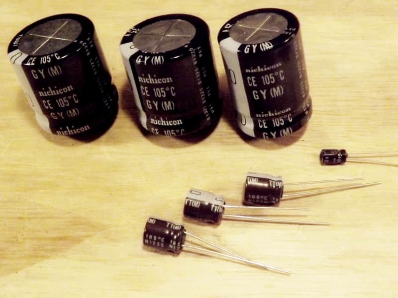 Roland JX8P PARTS - Power Supply Recap kit - Electrolytic caps for JX8P power board. BEST quality. image 1