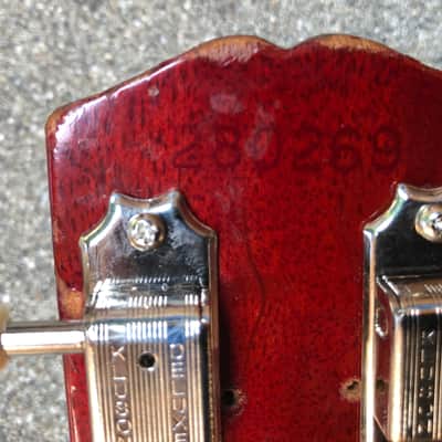 1965 Gibson Melody Maker D Cherry Finish DC Double Cut Vintage Electric Guitar image 10