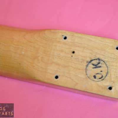 Vintage 1963 PRE-CBS Fender Jazzmaster Project Neck - Killer Tone Wood - Clay Dot Brazilian Board! image 23