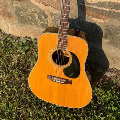 Vintage 1970s Martin-Style Acoustic – Possibly Custom Yamaki – Rosewood/Spruce – MIJ Quality – w/ HSC image 3