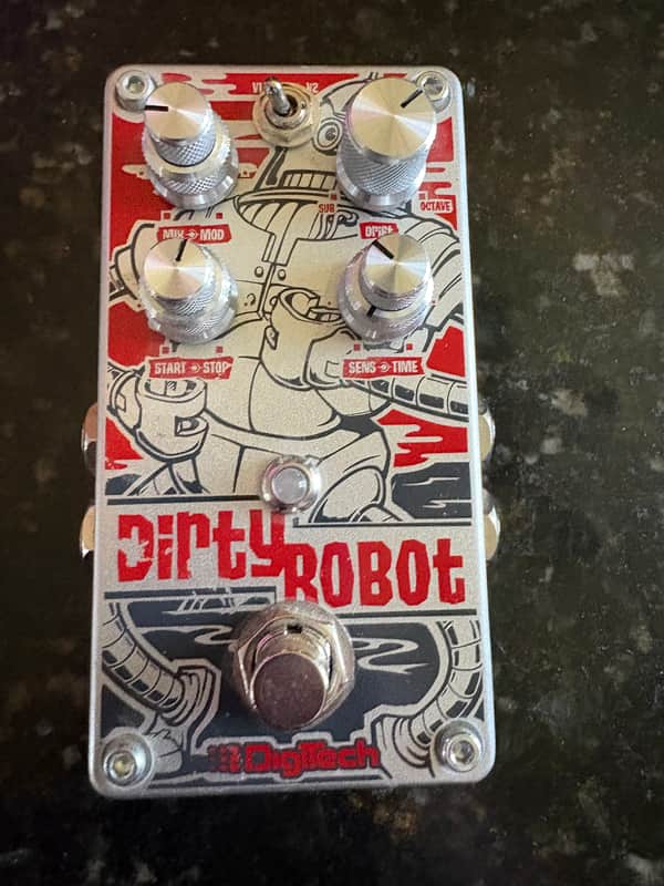 DigiTech Dirty Robot Synth Pedal 2010s - Graphic image 1
