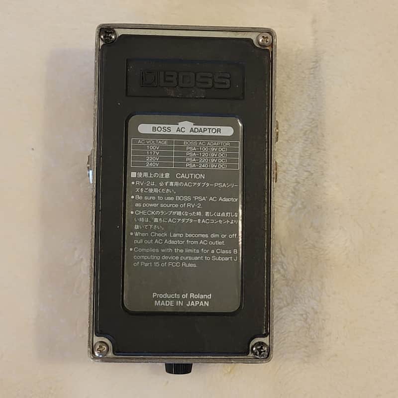Boss RV-2 Digital Reverb Made in Japan | Reverb