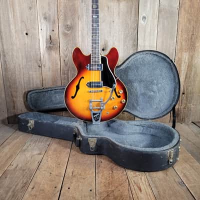 Gibson ES-330 with Factory Bigsby - All Original 1966 - Sunburst image 25